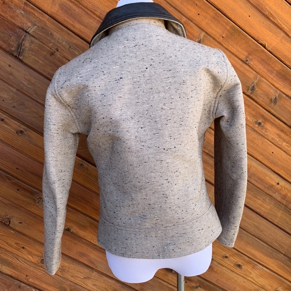 Roffe Vintage Ski Blazer Jacket Tweed Leather Size Large - Picture 9 of 12